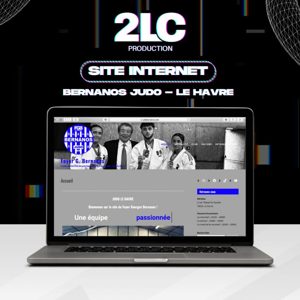 2LC PRODUCTION - Site internet JUDO BERNANOS Le Havre