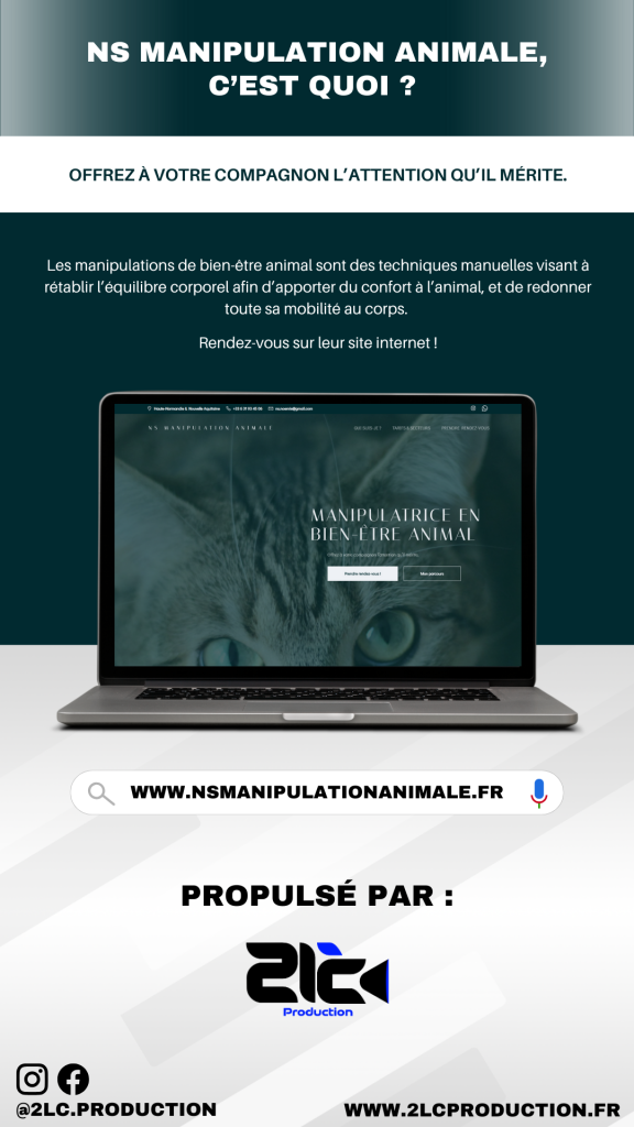 NS MANIPULATION ANIMALE Le Havre - Création site internet Le Havre - 2LC Production